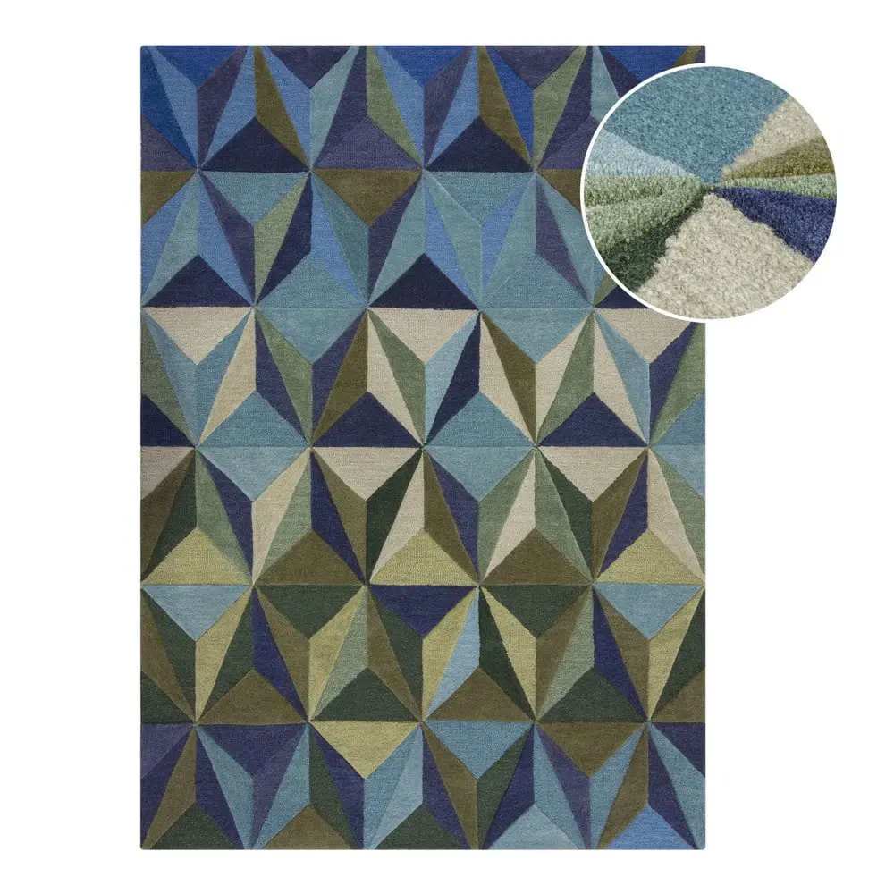 Flair Rugs, Kusový koberec Illusion Reverie Blue, 160x230, vícebarevná, dětský pokoj
