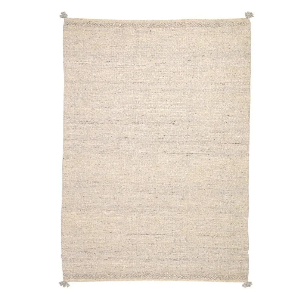 Krémový koberec s příměsí vlny 160x230 cm Carime – Kave Home