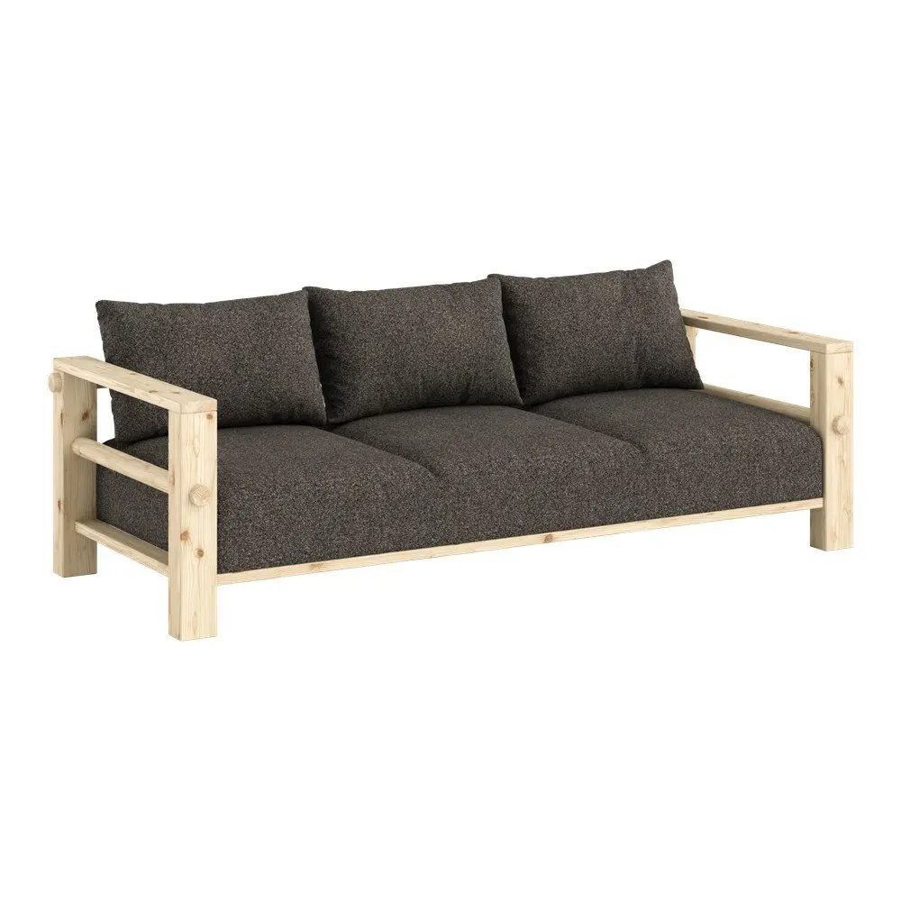 Šedá pohovka 225 cm Bare – Karup