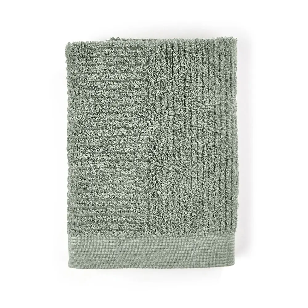 Šalvějově zelený froté bavlněný ručník 50x70 cm Classic – Zone