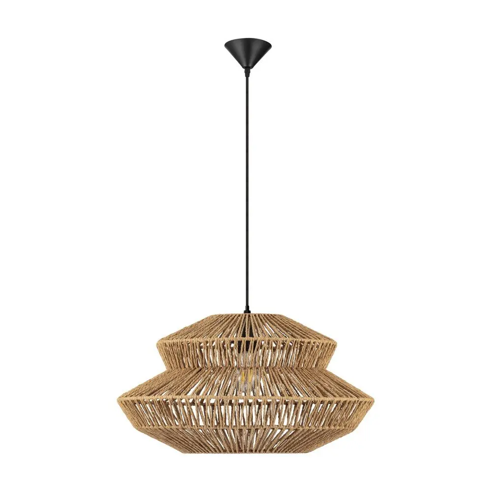Provazové závěsné svítidlo v přírodní barvě ø 50 cm Nua – Nova Luce