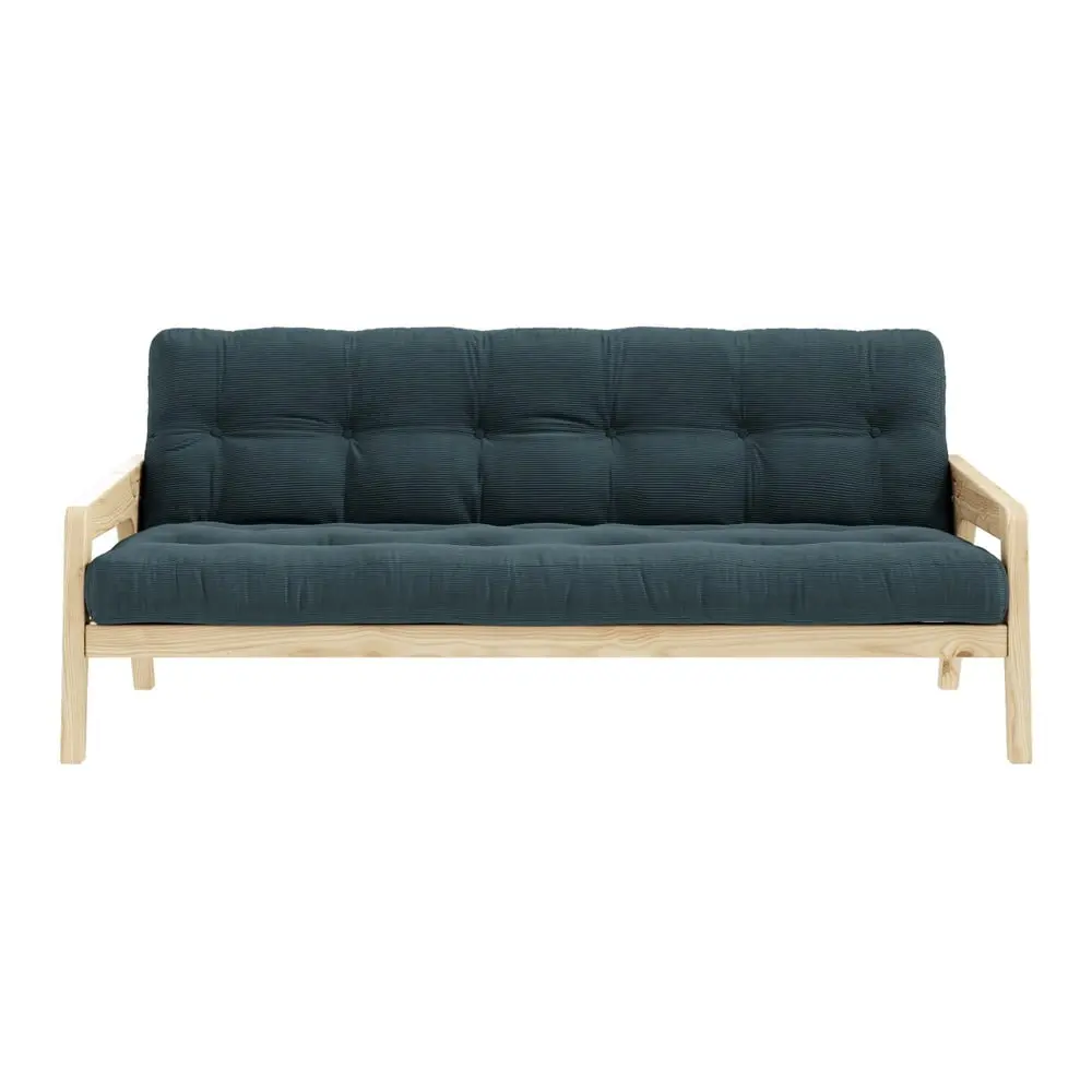 Manšestrová variabilní pohovka Karup Design Grab Raw Pale Blue