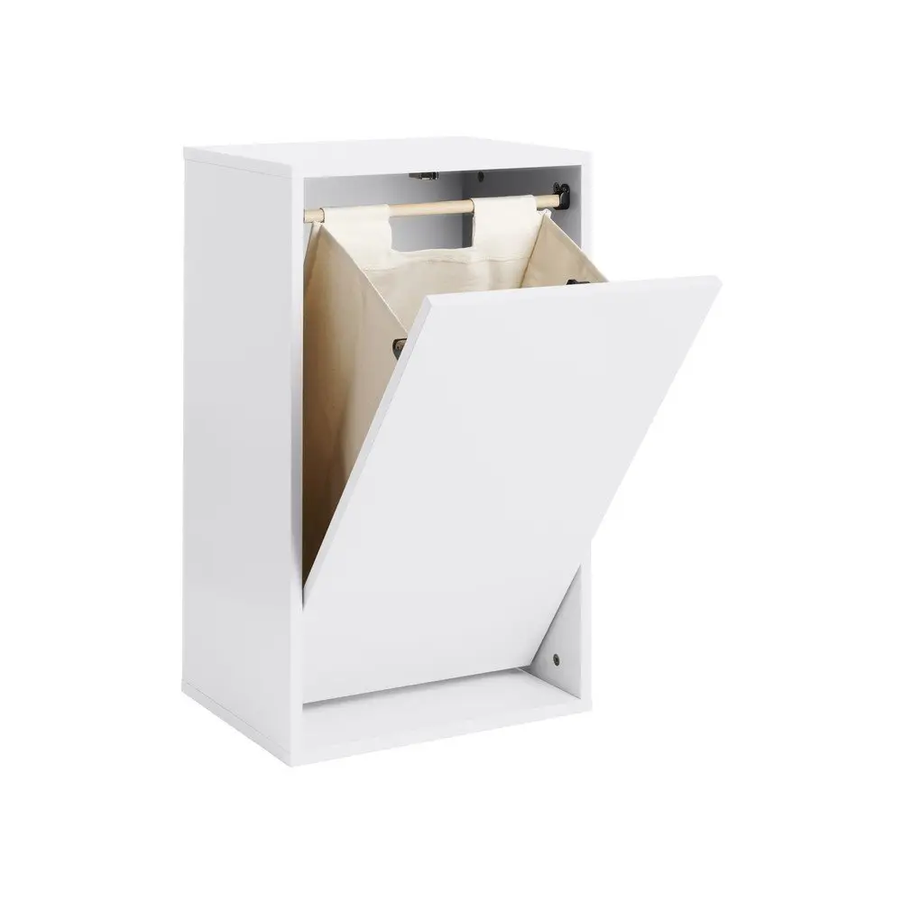 Bílý nástěnný koš na prádlo Laundry Box – ReCollector