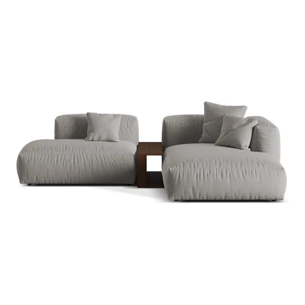 Béžová modulární rohová pohovka (levý roh) Martina – Micadoni Home