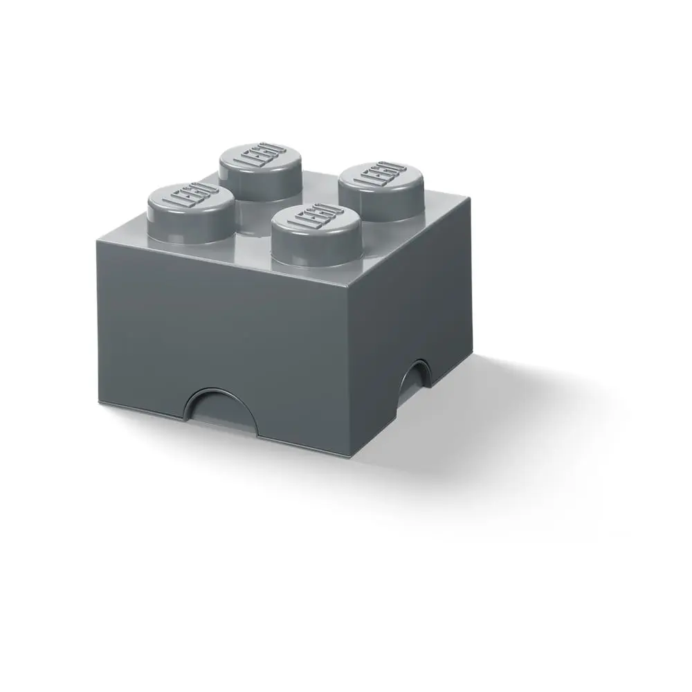 LEGO úložný box 4 - tmavě šedá
