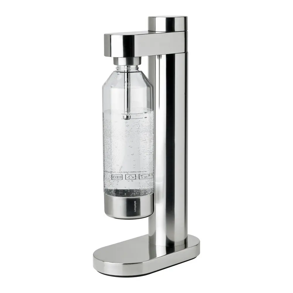 Stelton Brus Carbonator stříbrná