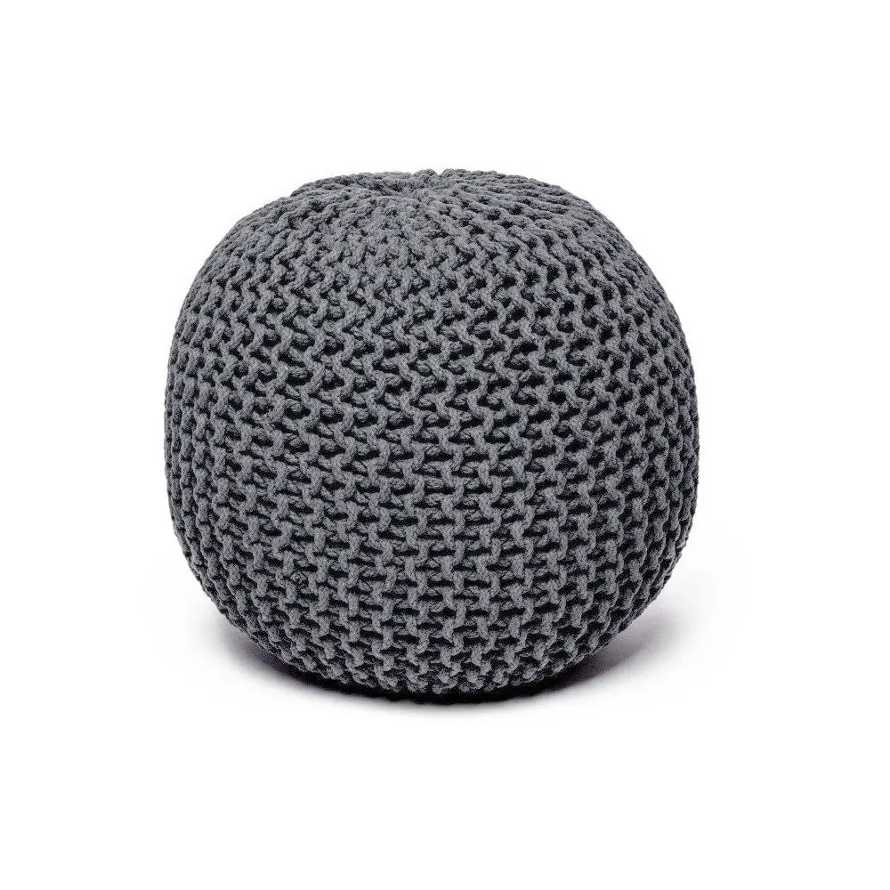 Tmavě šedý sedací puf Bonami Essentials Jagger