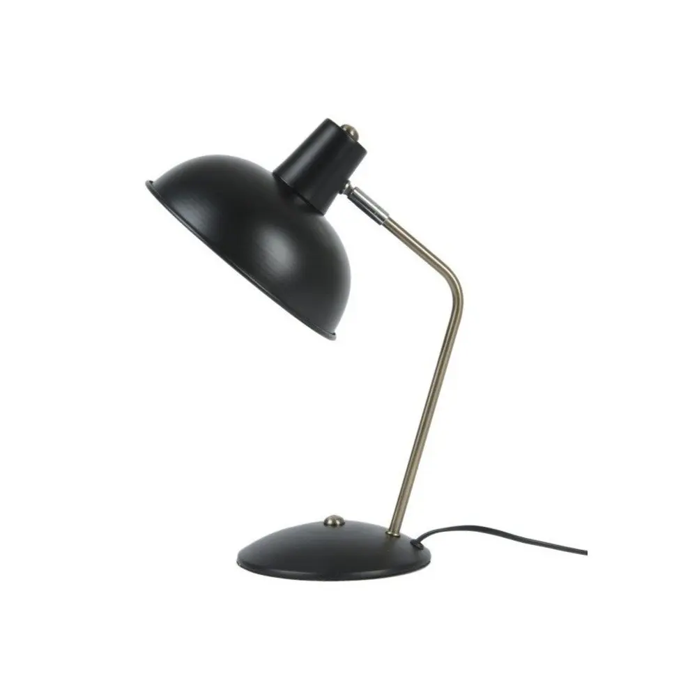 Černá stolní lampa Leitmotiv Hood
