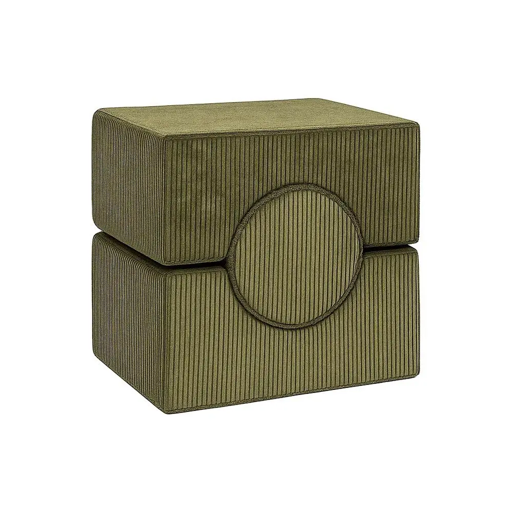 Khaki manšestrové pěnové hřiště 3 ks výška 30 cm 83x45 cm – Meowbaby