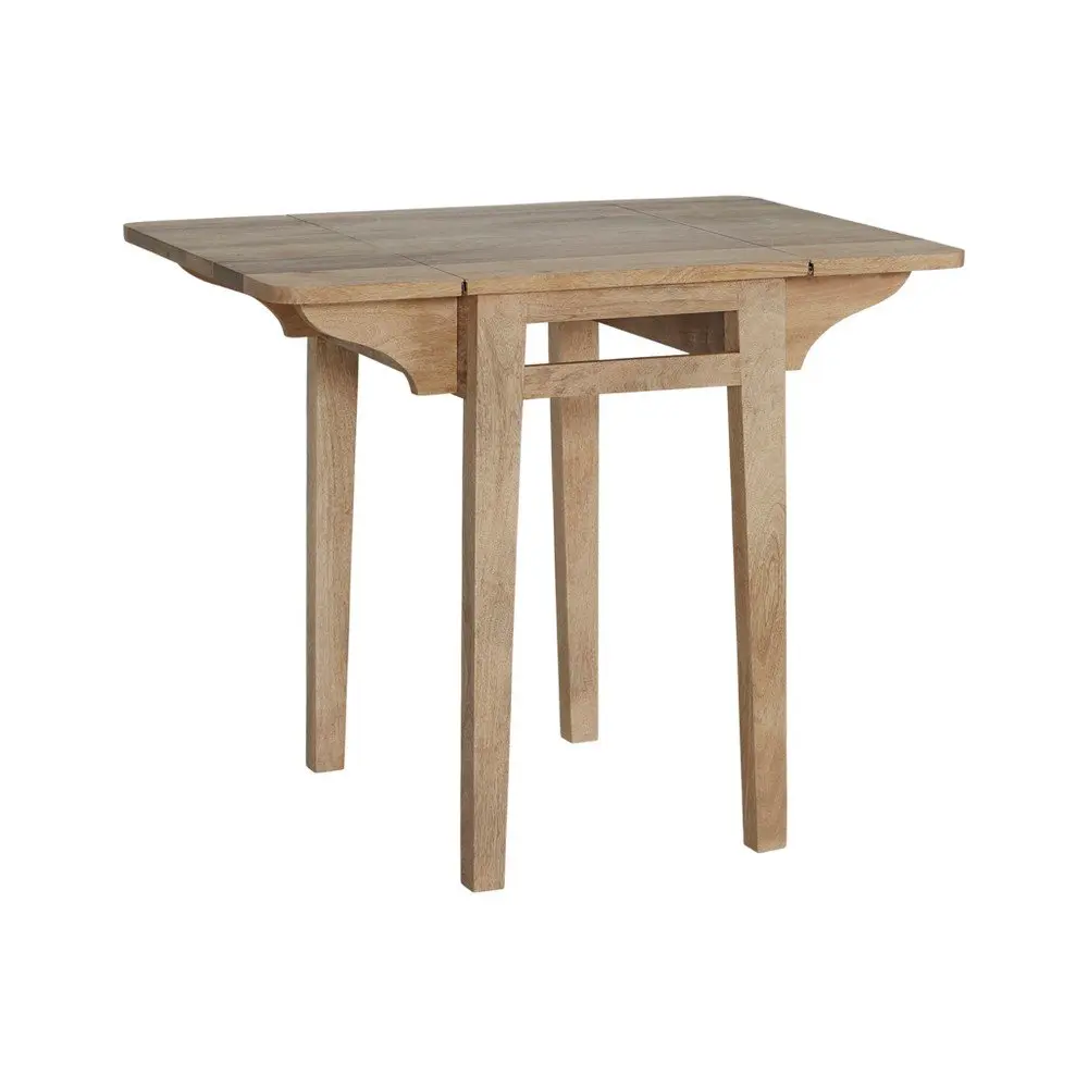 Rozkládací jídelní stůl s přídavnou deskou z mangového dřeva 43,5x60 cm Derri – Ellos Home