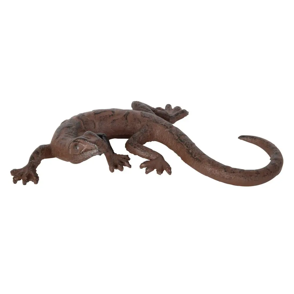 Litinová dekorace ve tvaru ještěrky Esschert Design, délka 19,5 cm