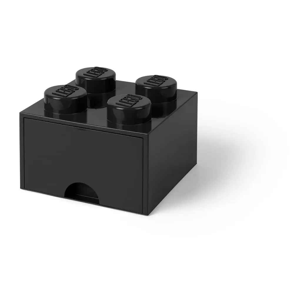 LEGO® úložný box 4 s šuplíkem černá