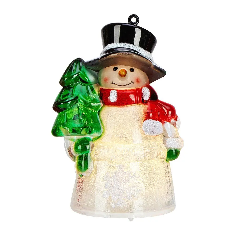 LED světelná dekorace Markslöjd Sigge Snowman, výška 10 cm