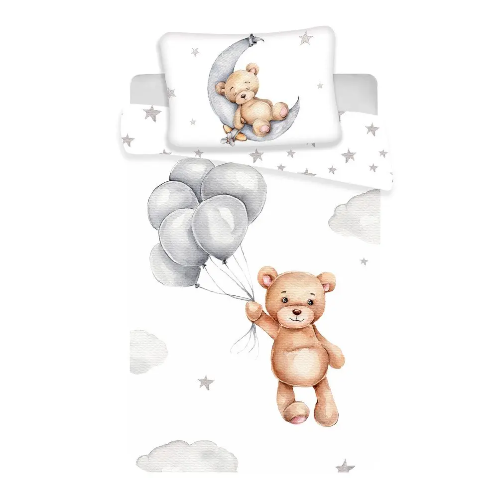 Bavlněné dětské povlečení do postýlky 100x135 cm Teddy Bear – Jerry Fabrics