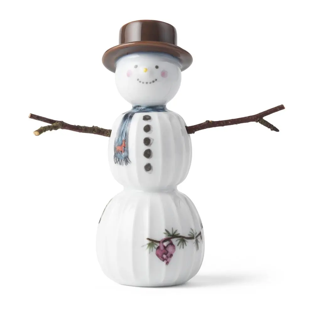 Porcelánová vánoční figurka (výška 11,5 cm) Hammershøi Snowman – Kähler Design
