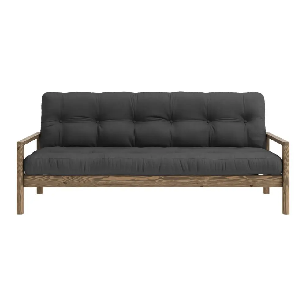 Tmavě šedá rozkládací pohovka 205 cm Knob – Karup Design