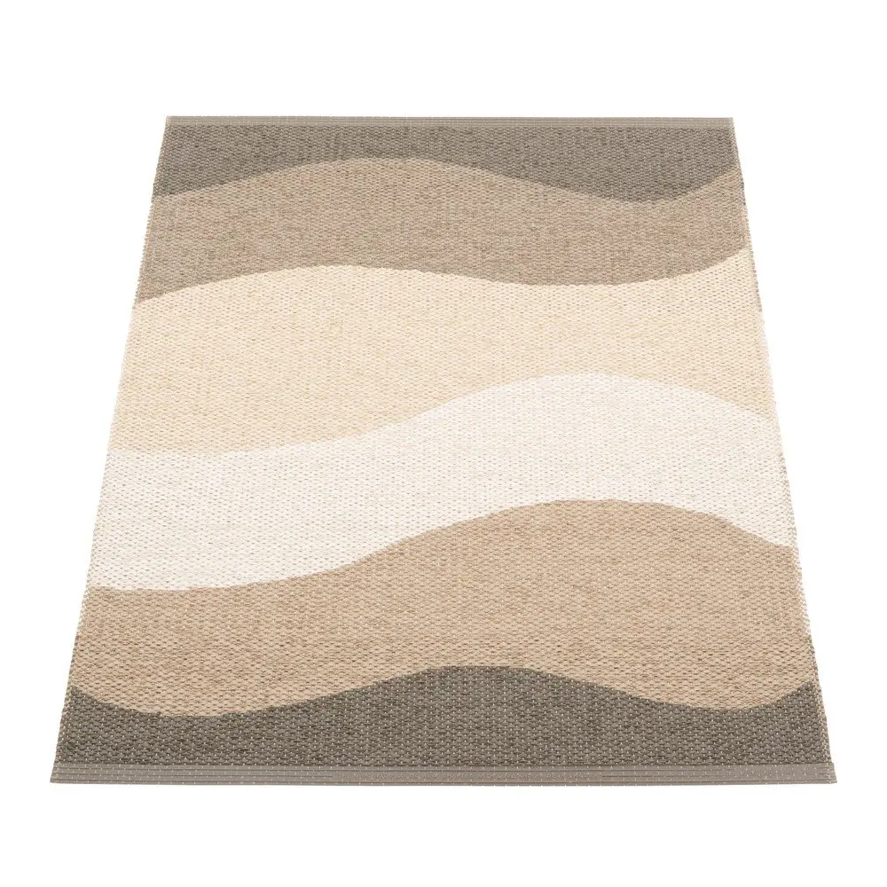 Hnědo-béžový vnitřní a venkovní koberec 70x100 cm Urvi Earth – Pappelina