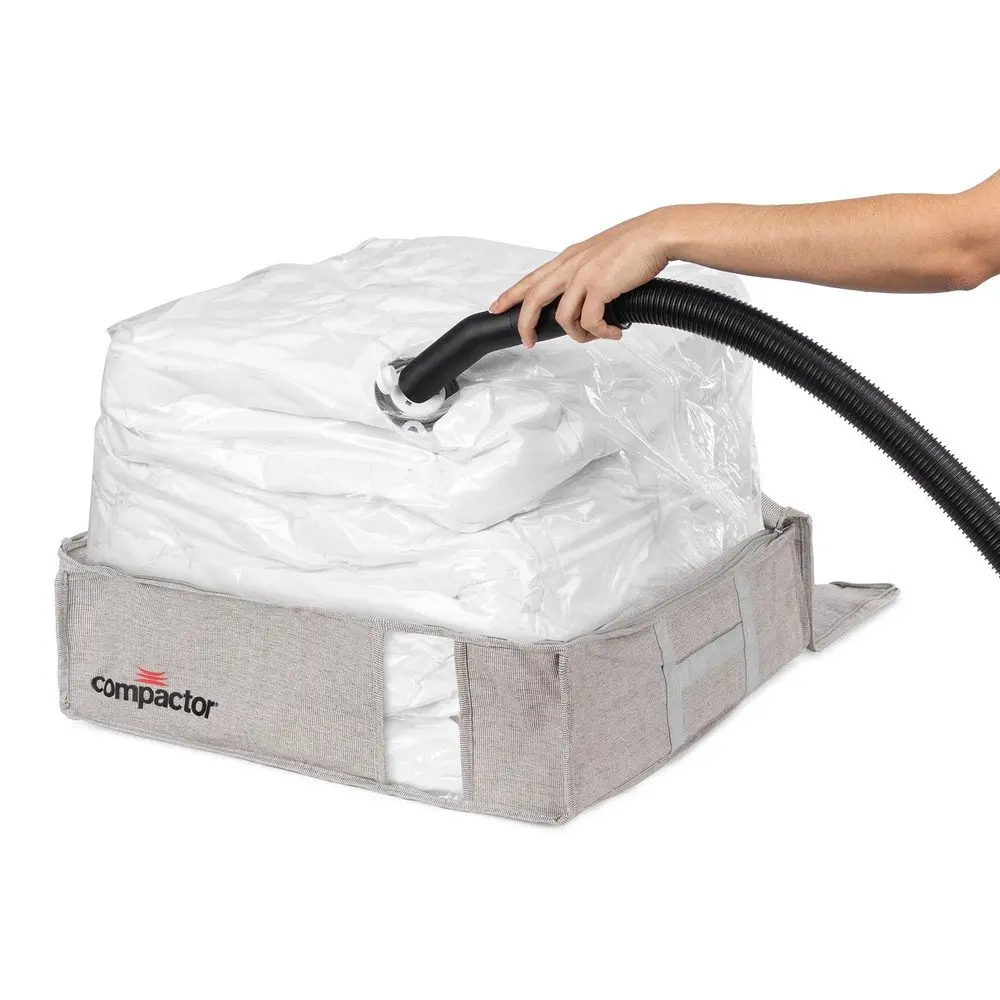 Compactor - Vakuový úložný box s pouzdrem, 145 l, šedá RAN10116