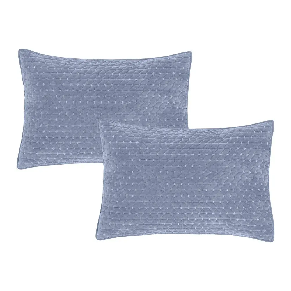 Povlaky na polštáře v sadě 2 ks 50x75 cm Attica Velvet Embroidered – Bianca