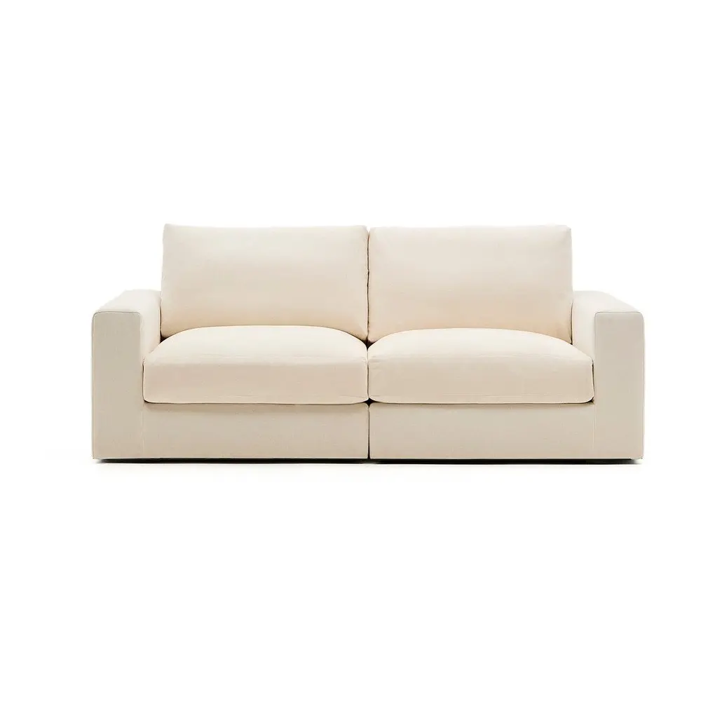 Béžová žinylková pohovka 220 cm Alea – Kave Home