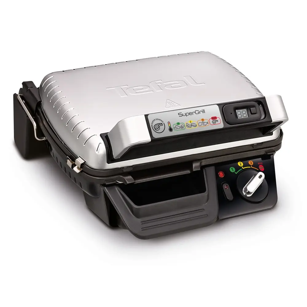 Tefal SuperGrill GC451B12 stříbrná