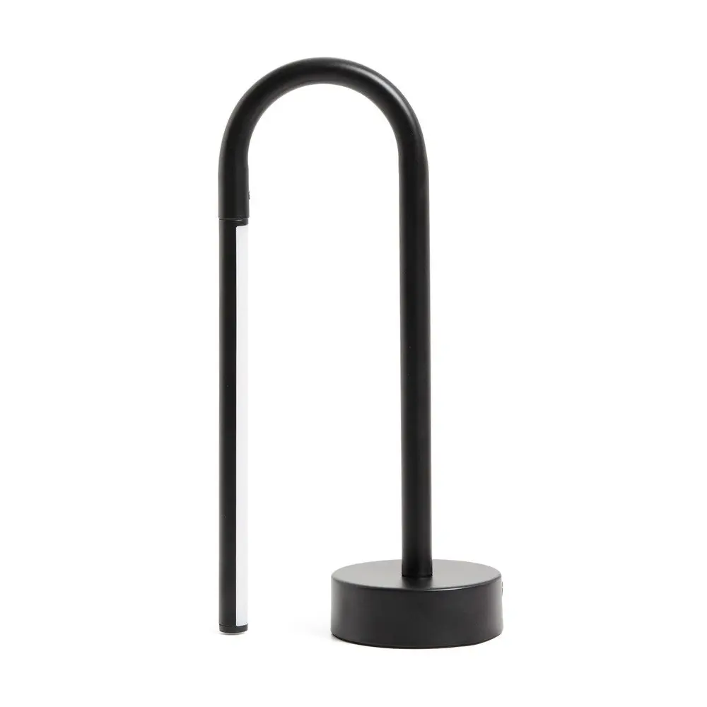 Černá kovová LED stolní lampa (výška 30 cm) Bow – Kave Home