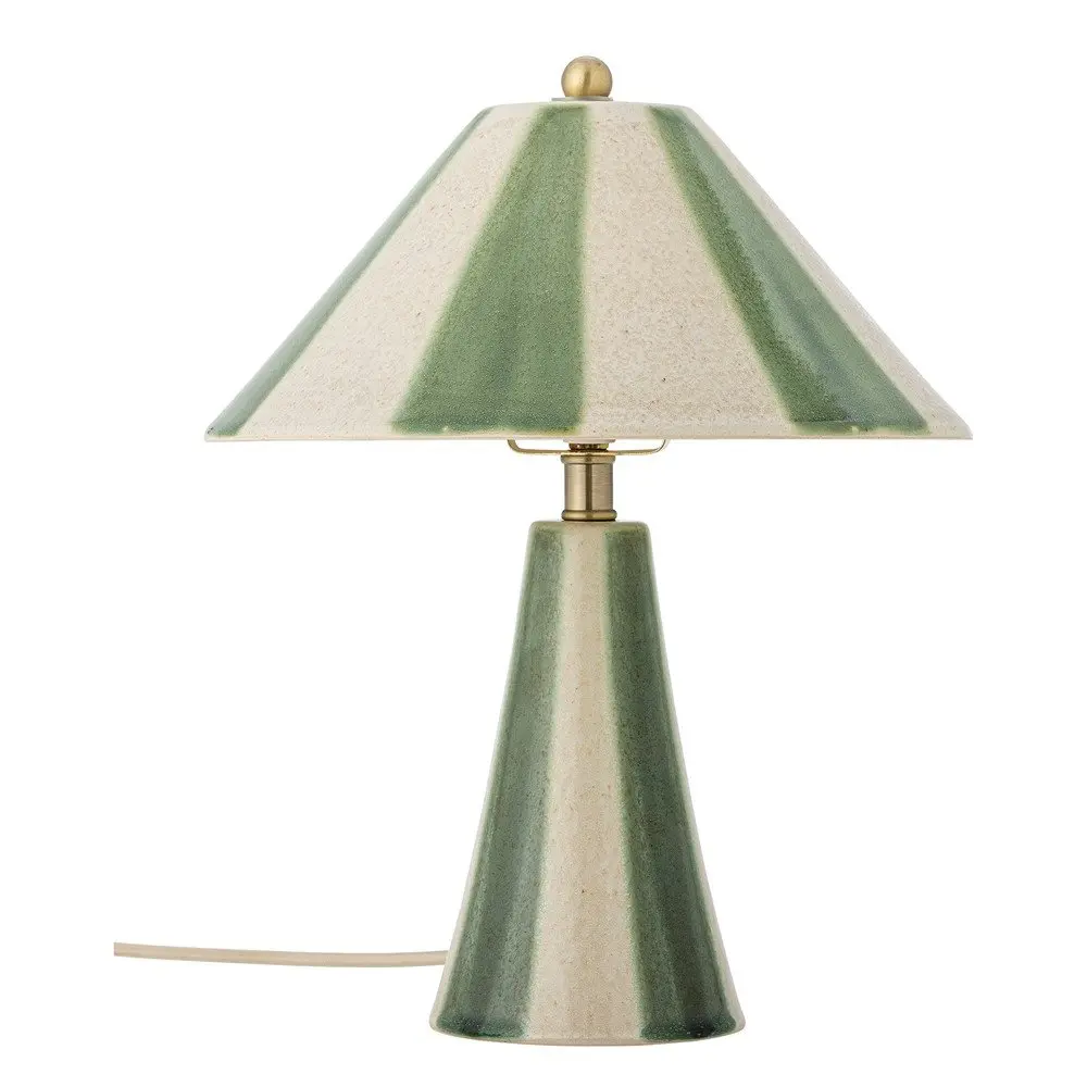 Keramická stolní lampa s keramickým stínidlem (výška 35 cm) Olive – Bloomingville