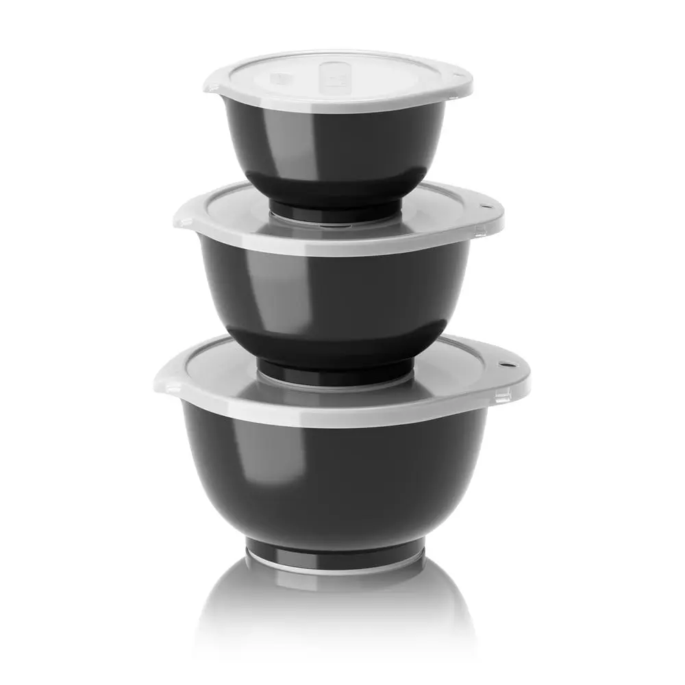 Rosti Sada kuchyňských mís Margrethe Mini 0,25+0,5+0,75L Black