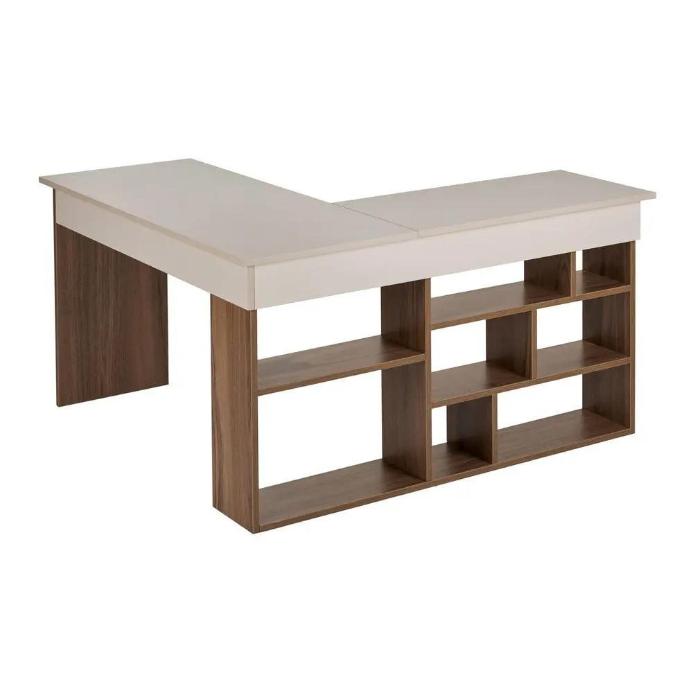 Matný rohový pracovní stůl 120x130 cm Vesper – Kalune Design