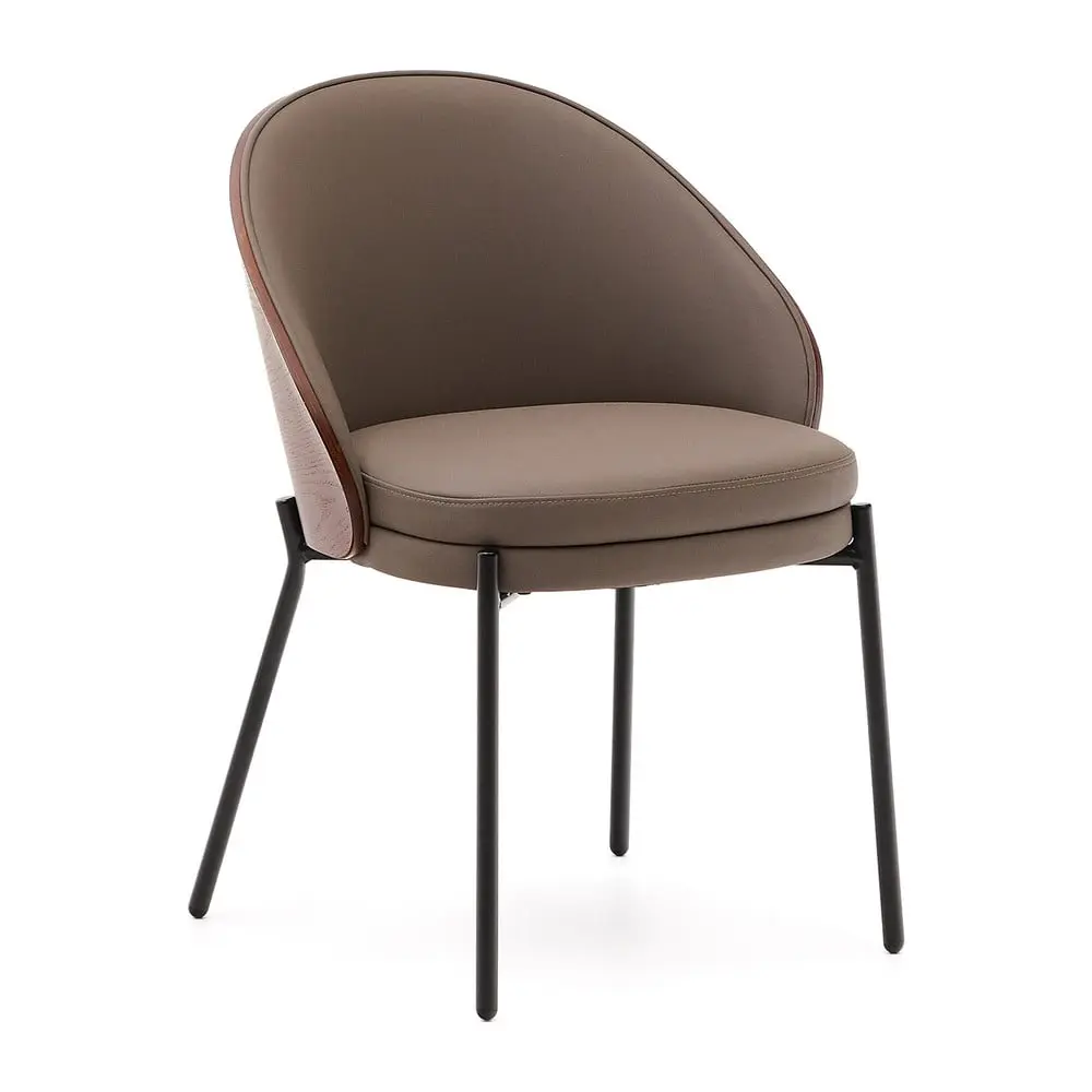 Hnědá jídelní židle Eamy – Kave Home