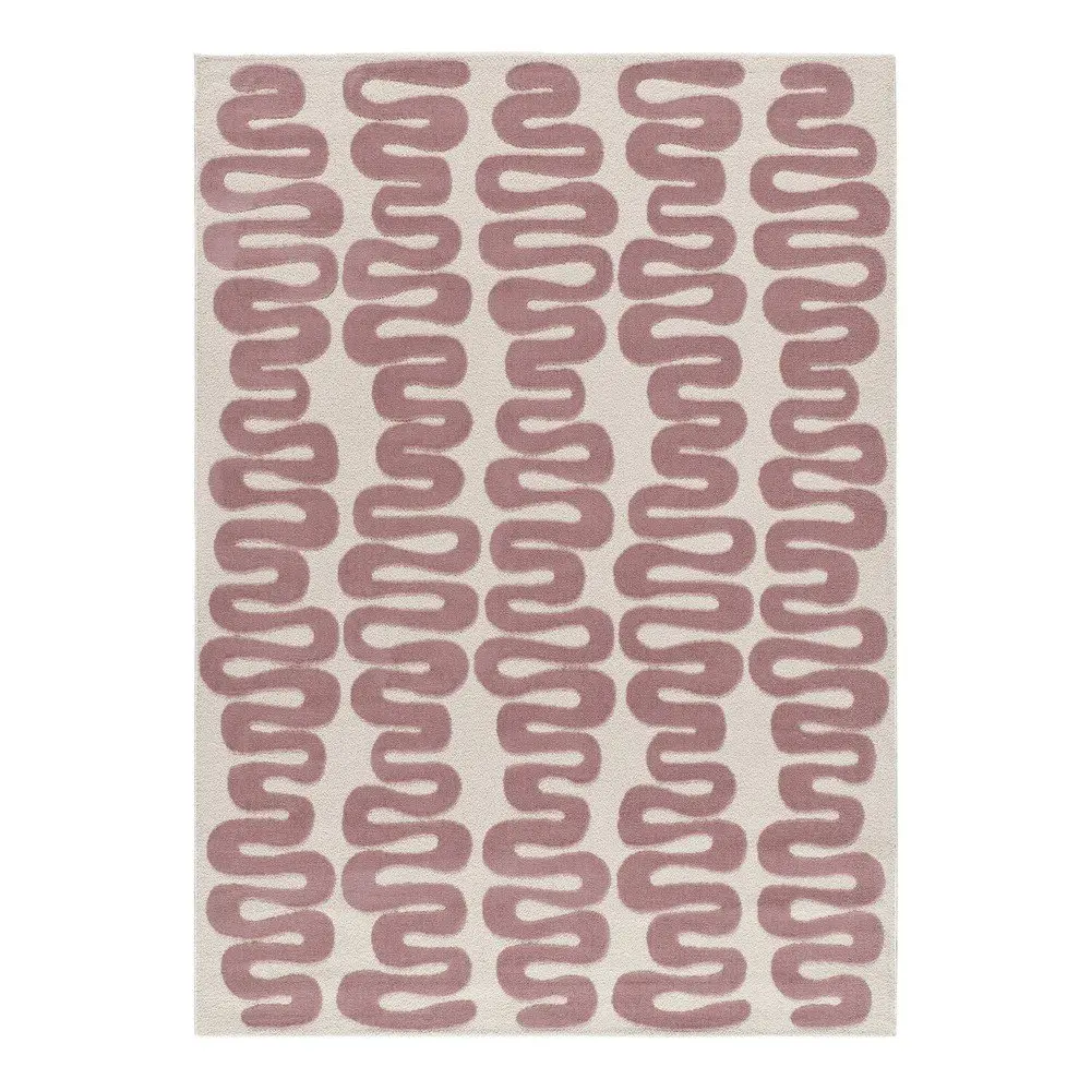 Růžový/krémový koberec 120x170 cm Flashy – Universal