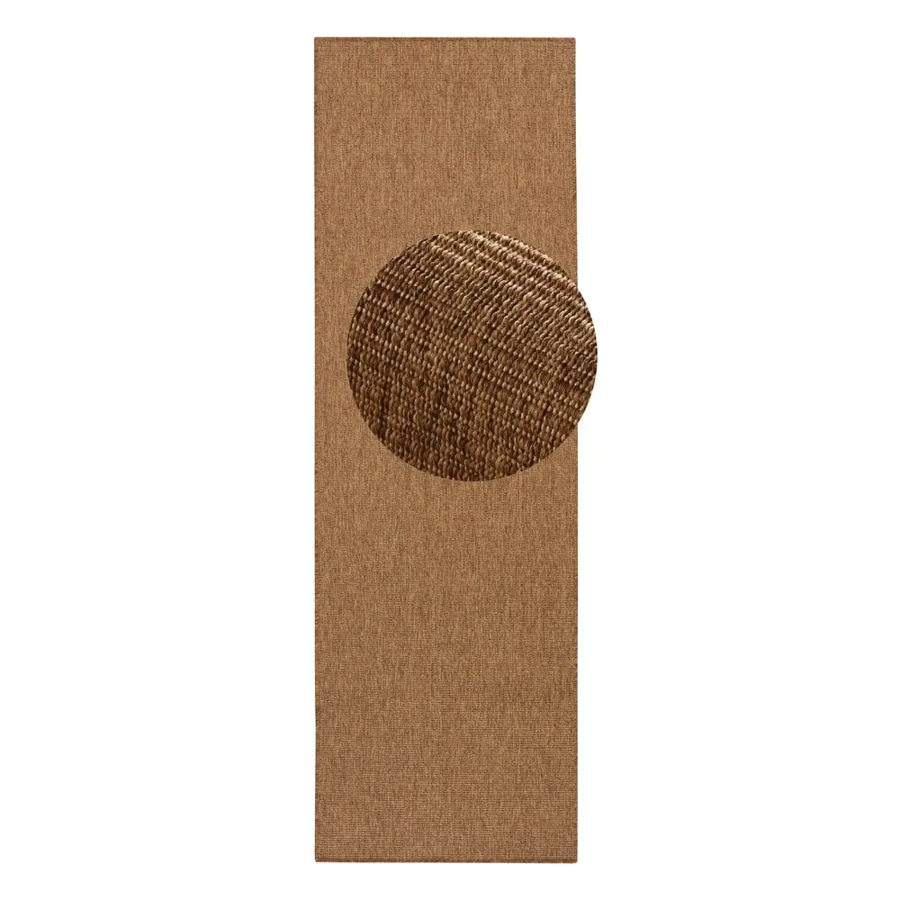 Hnědý vnitřní a venkovní běhoun 80x250 cm Nature – Hanse Home