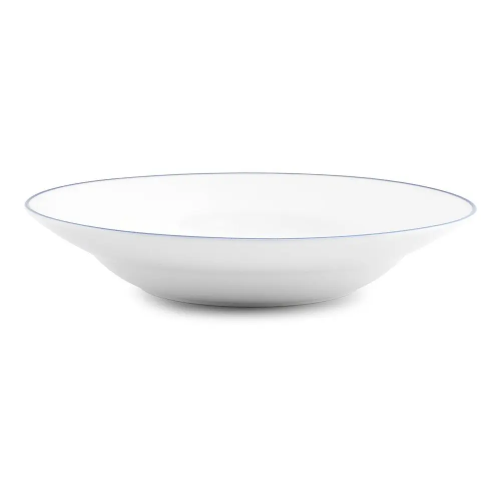 Bílý hluboký porcelánový talíř ø 23 cm Basic White – BonBistro