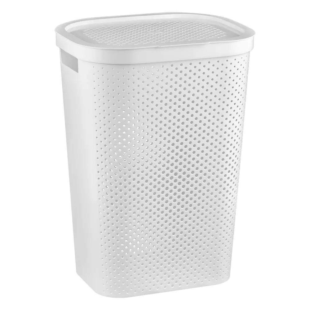 Šedý koš na prádlo Curver Infinity, 60 l
