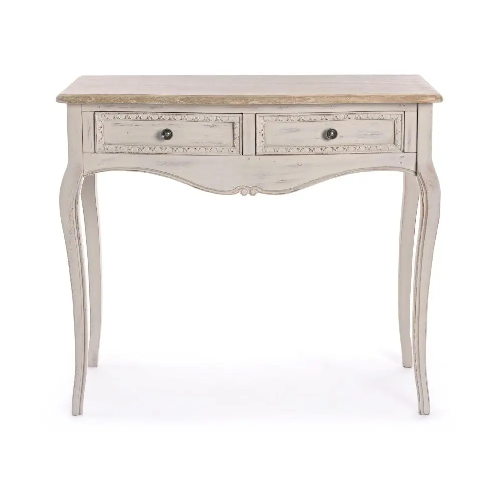 Krémový konzolový stolek 40x90 cm Clarisse – Bizzotto