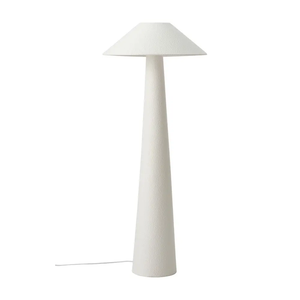 Bílá látková stojací lampa (výška 123 cm) Mila – Ellos Home