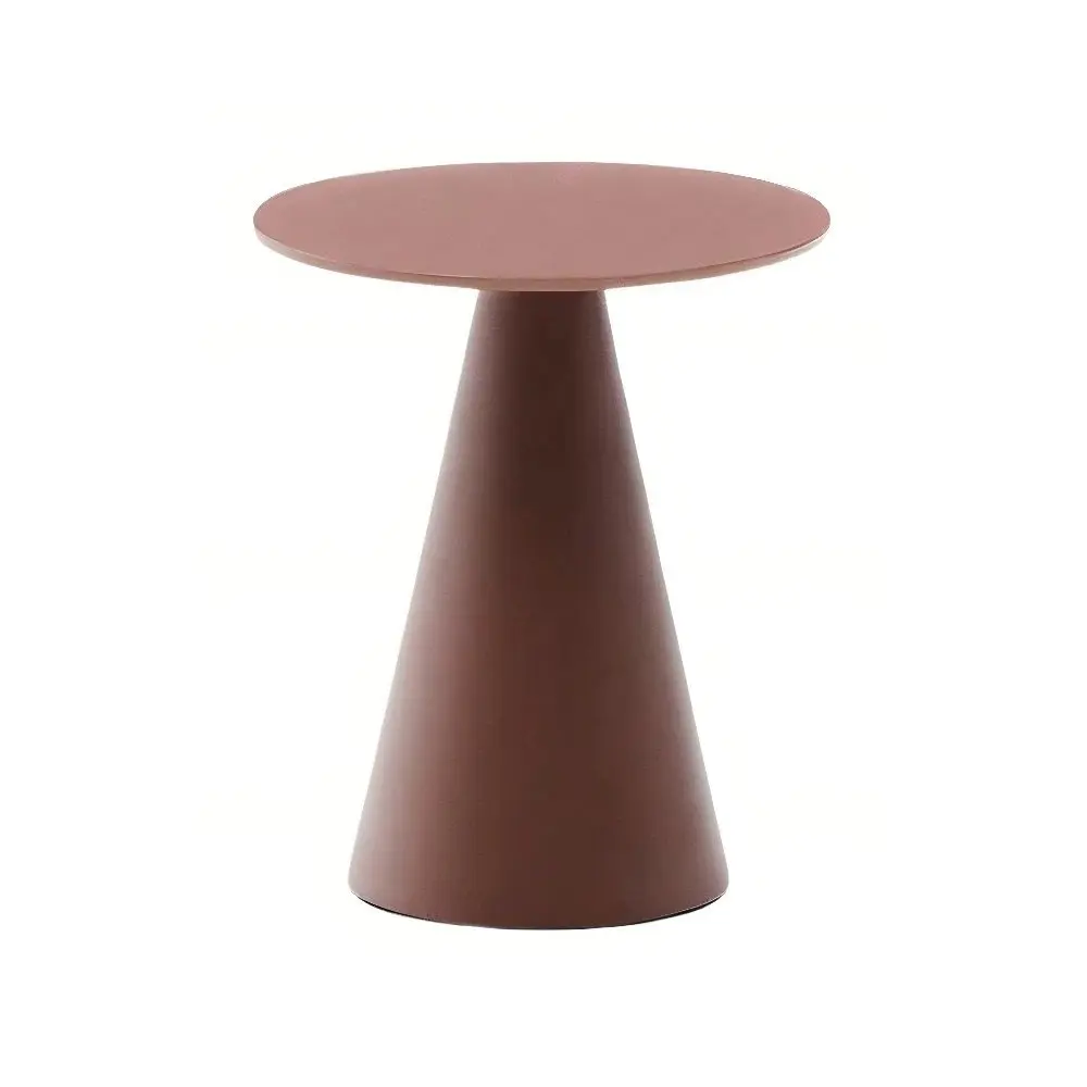 Kulatý odkládací stolek se skleněnou deskou ø 35 cm Wilshire – Kave Home