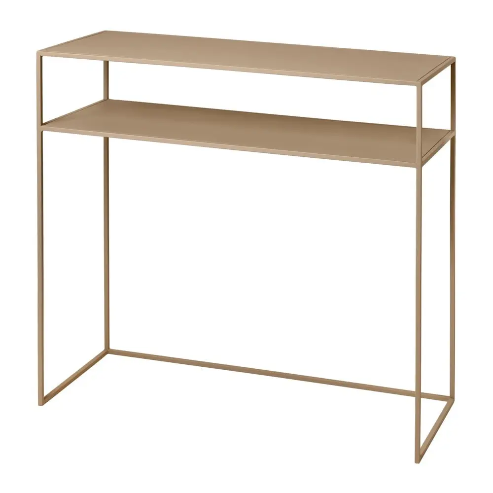 Bílý kovový konzolový stolek 35x85 cm Fera – Blomus