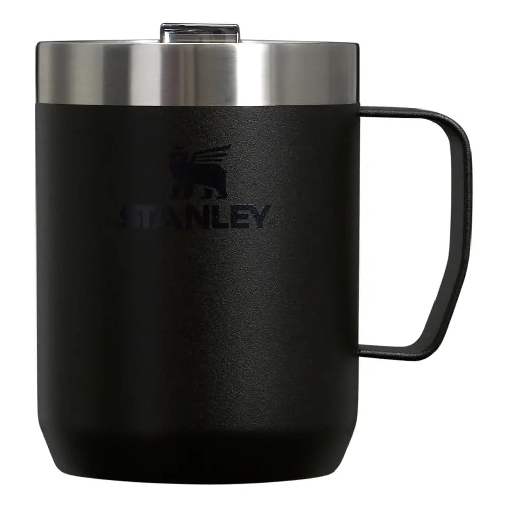 Černý termo hrnek z nerezové oceli 230 ml Stay-Hot Camp Mug Black – Stanley