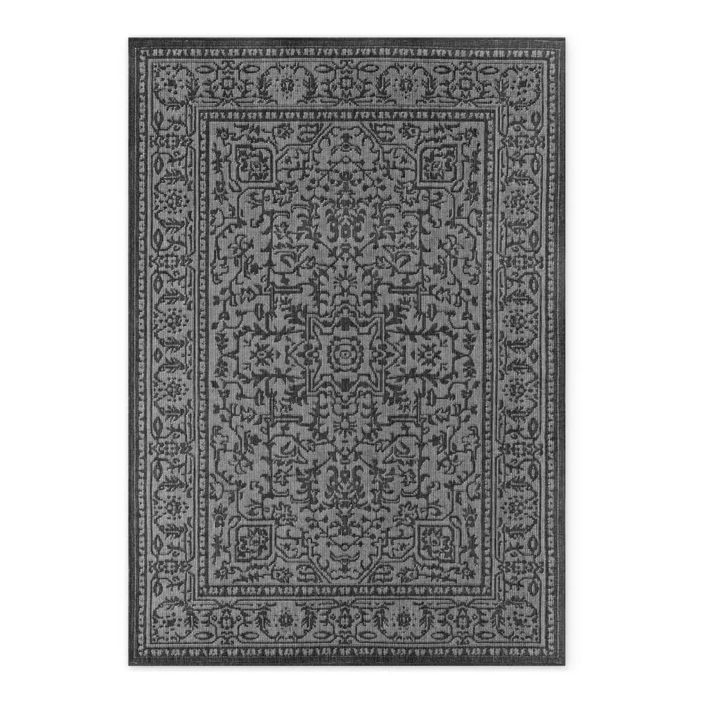 NORTHRUGS, Kusový koberec Duet Kona 106248 Black/White - na ven i na doma,