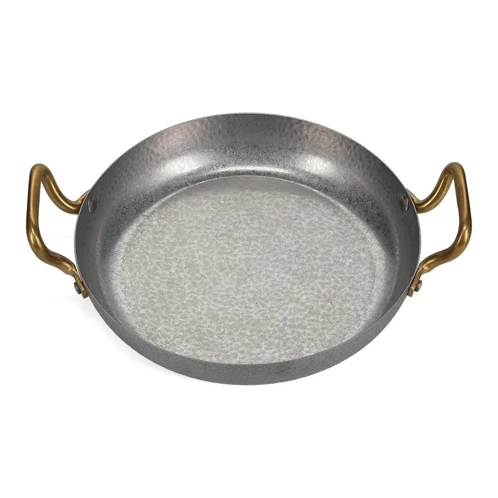 Servírovací kovový talíř ve stříbrné barvě ø 24 cm Serve – BonBistro