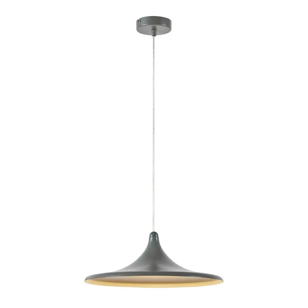 Šedé kovové LED stmívatelné závěsné svítidlo ø37x13 cm Beam – Markslöjd