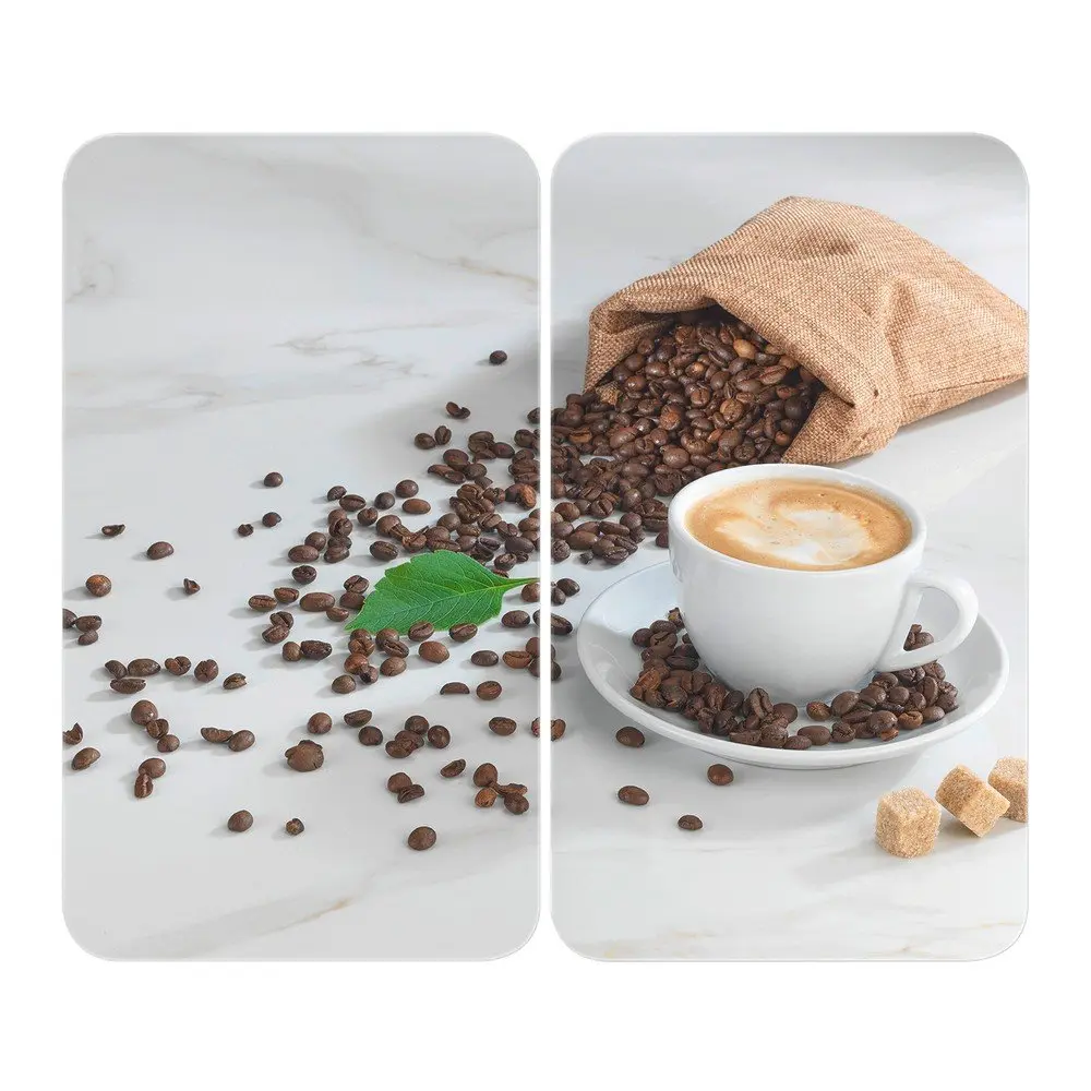 Kryty na sporák z tvrzeného skla v sadě 2 ks 52x30 cm Café Aromatica – Maximex