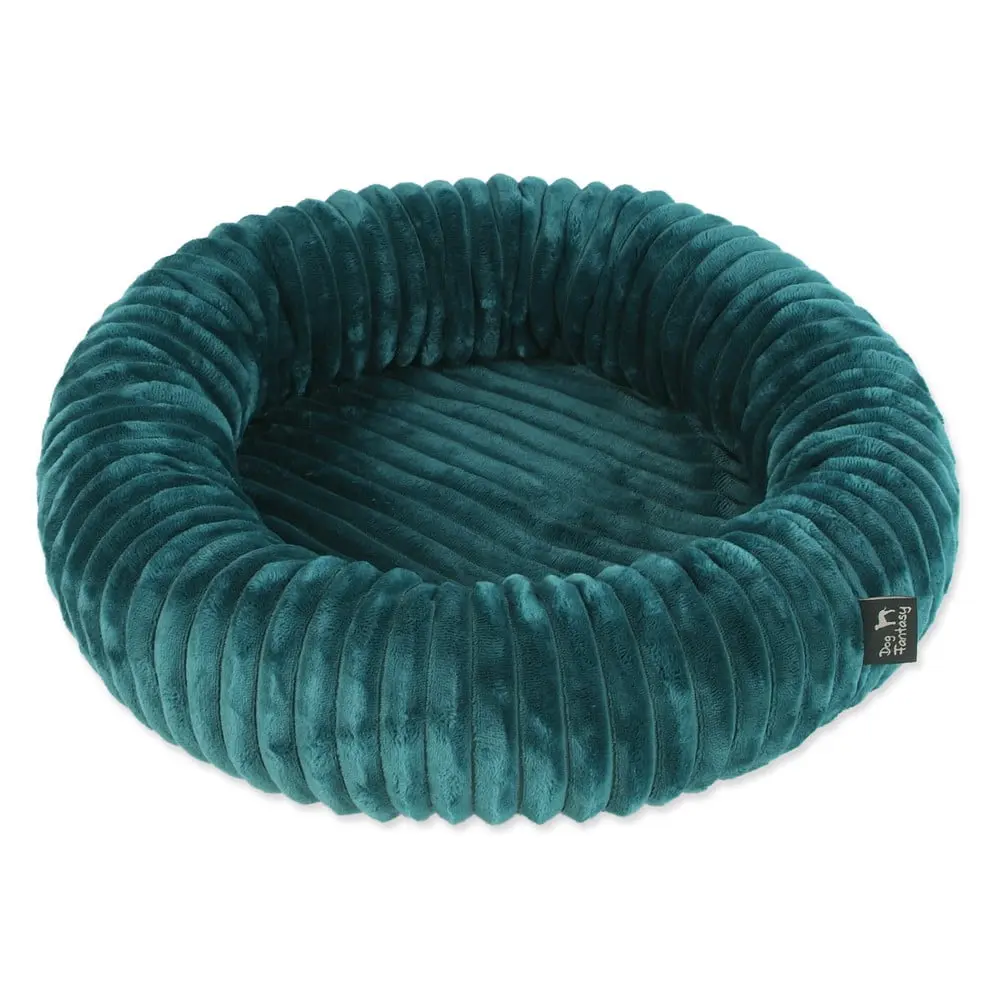 Tmavě zelený pelíšek pro psa ø 50 cm Dog Fantasy Stripe – Plaček Pet Products