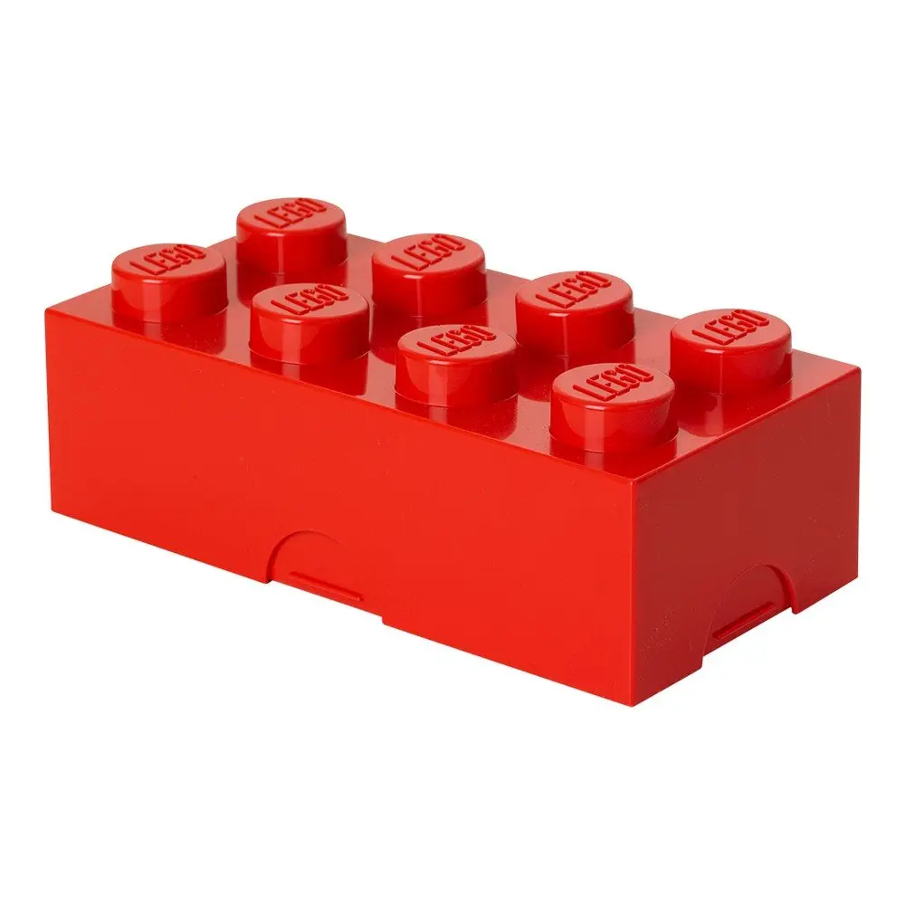 Červený plastový dětský úložný box 20x10x7 cm – LEGO®