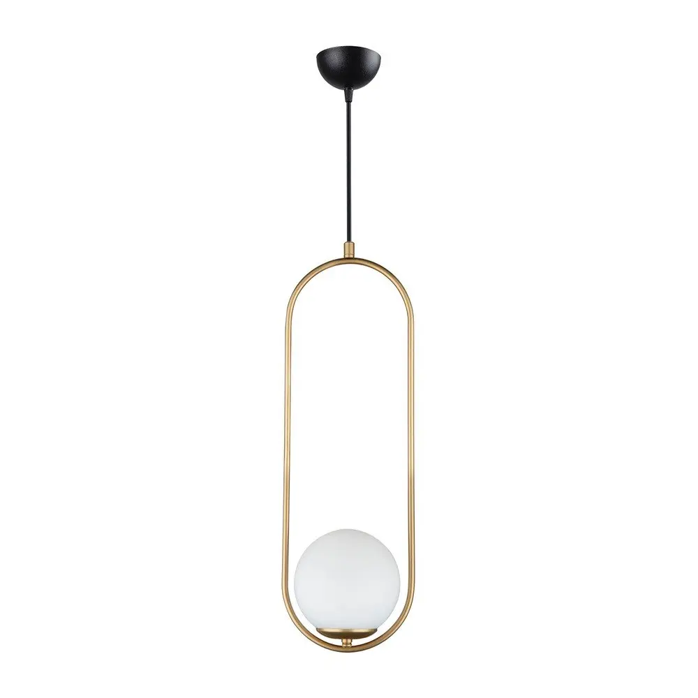 Závěsné svítidlo ve zlaté barvě Squid Lighting Arch, výška 146 cm