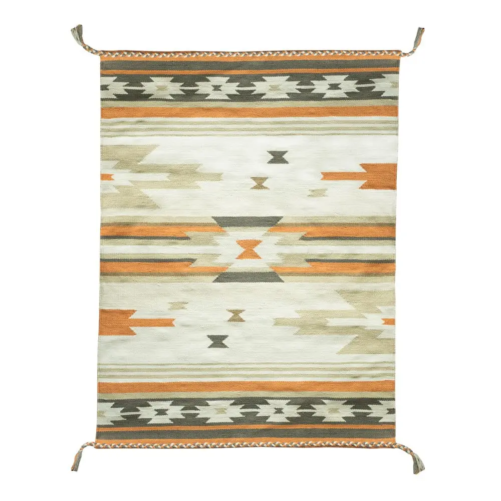 Oboustranný venkovní koberec z recyklovaného plastu Green Decore Aztec,