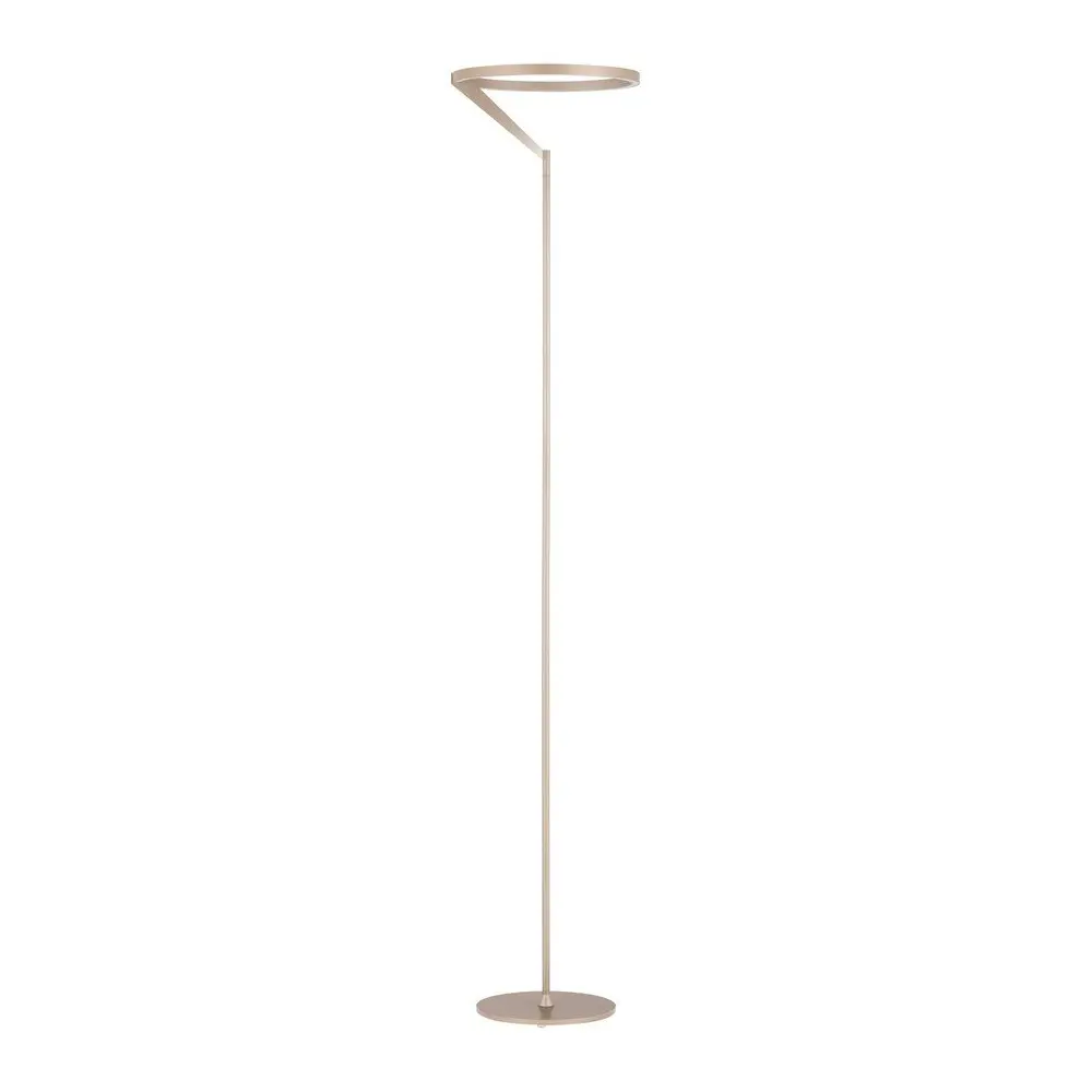Hliníková LED stmívatelná stojací lampa v růžovo zlaté barvě (výška 168 cm) Tilia – Nova Luce