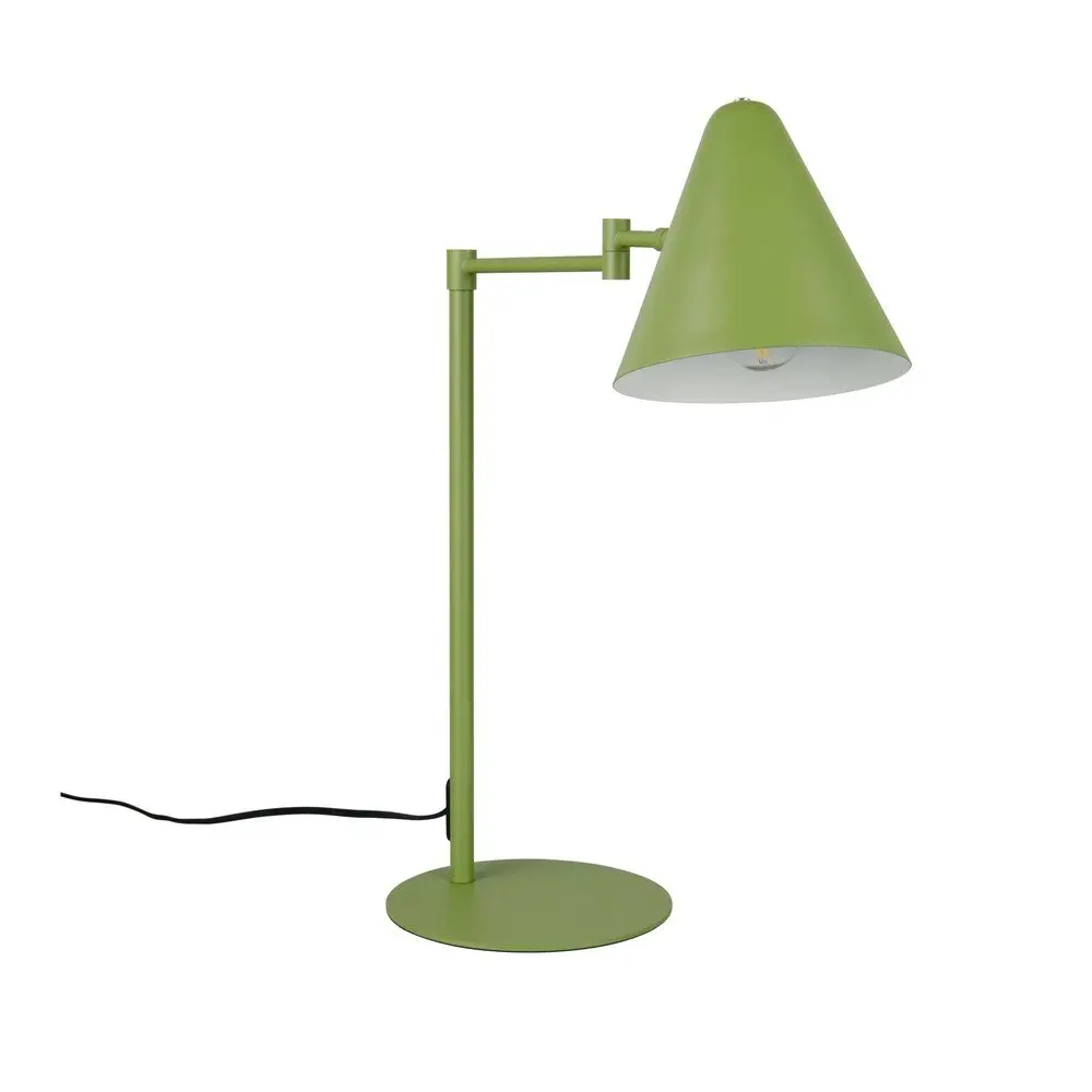Zelená stolní lampa s ohybatelnou konstrukcí (výška 50,5 cm) Cosima – Trio