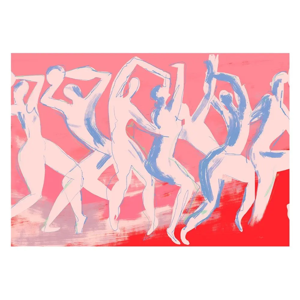 Plakát 40x30 cm Dancing – By Garmi – The Poster Club